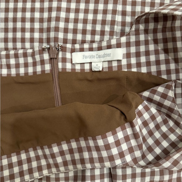 Favorite Daughter - The Breakup Dress in brown gingham - Picture 5 of 6